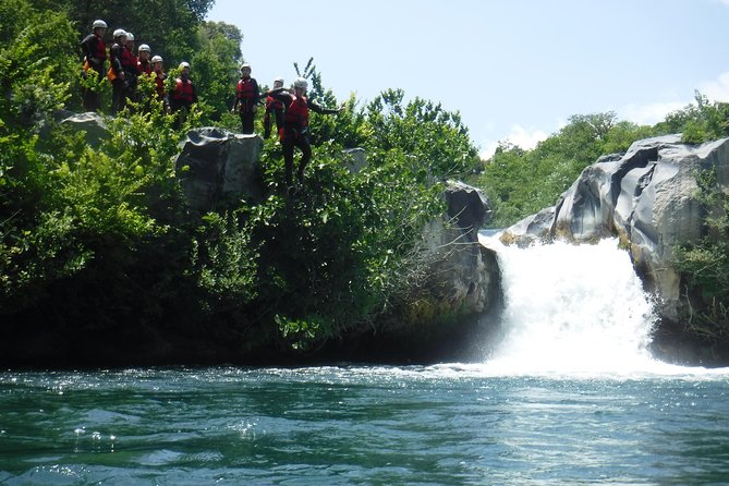 TuffAlcantara - dives, slides and lots of fun in the Alcantara river - Who will enjoy this most