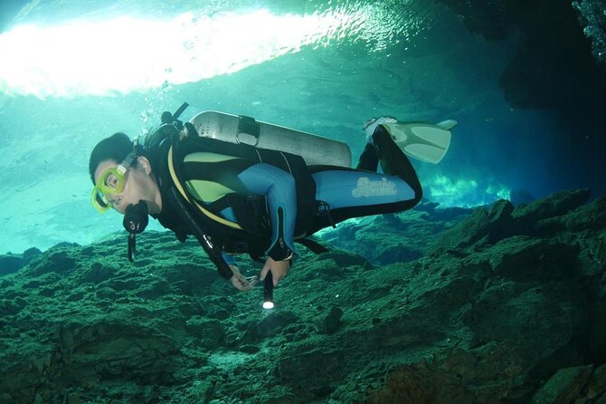 Tulum Area Experiences Guided 2 Tank Scuba Dive Casa Cenote & Barrier Reef-Lunch - Starting at Casa Cenote