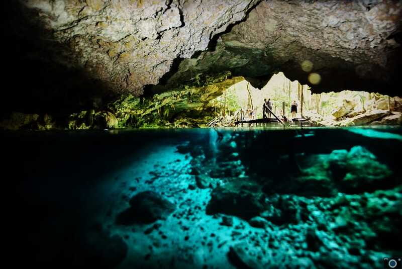 Tulum : Dos Ojos cenote 2 scuba dives (certified divers) - The stairs are a real part of the outing