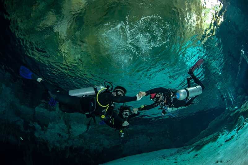 Tulum : Dos Ojos cenote 2 scuba dives (certified divers) - Safety in a cavern setting